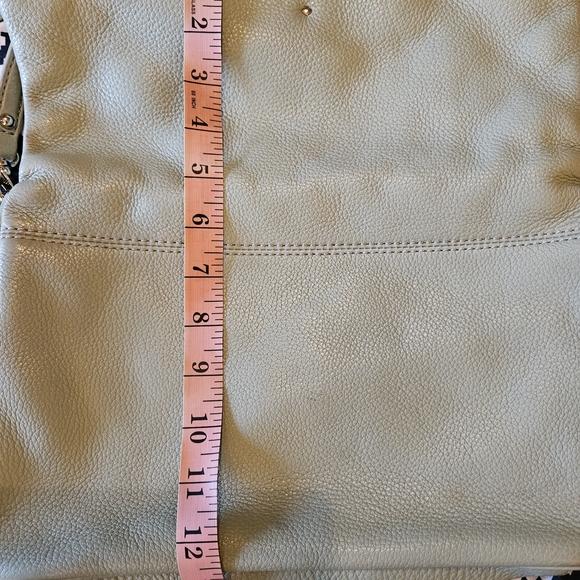♤ Kate Spade Mint Green Leather Fold-Over Crossbody Bag - Picture 6 of 16
